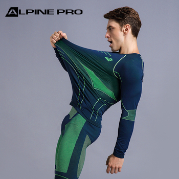 Alpini unisex set termo donje rublje za skijanje na otvorenom, brzo sušenje, kompresijski kroj