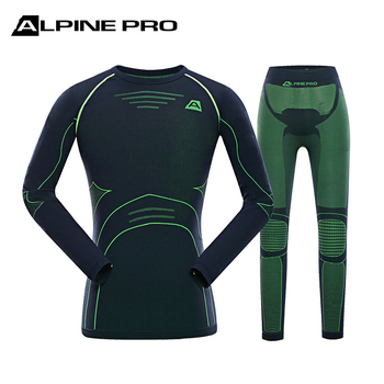 Alpini unisex set termo donje rublje za skijanje na otvorenom, brzo sušenje, kompresijski kroj