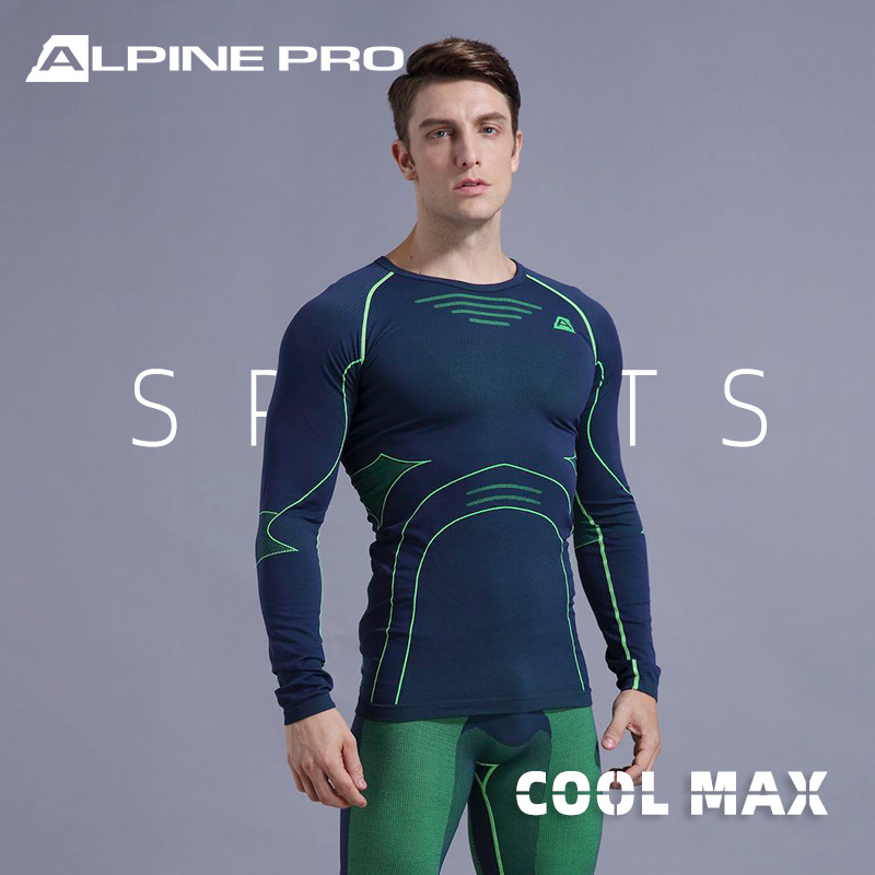 Alpini unisex set termo donje rublje za skijanje na otvorenom, brzo sušenje, kompresijski kroj