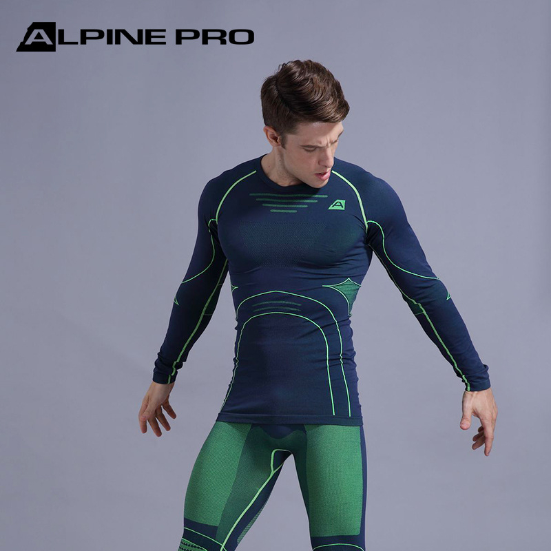 Alpini unisex set termo donje rublje za skijanje na otvorenom, brzo sušenje, kompresijski kroj