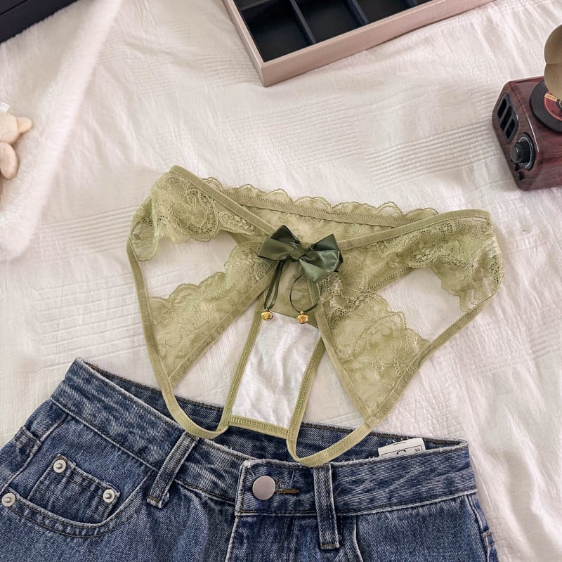 Ženske gaćice niskog pojasa s francuskom čipkom, prozračni najlon, pleteni materijal, podstava 100% poliester