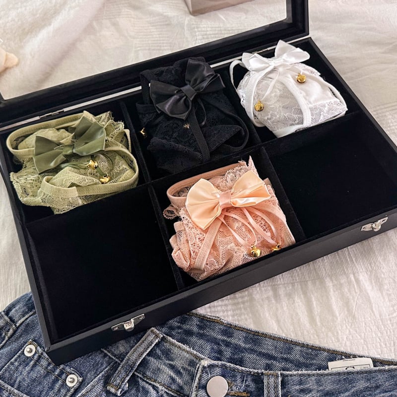 Ženske gaćice niskog pojasa s francuskom čipkom, prozračni najlon, pleteni materijal, podstava 100% poliester