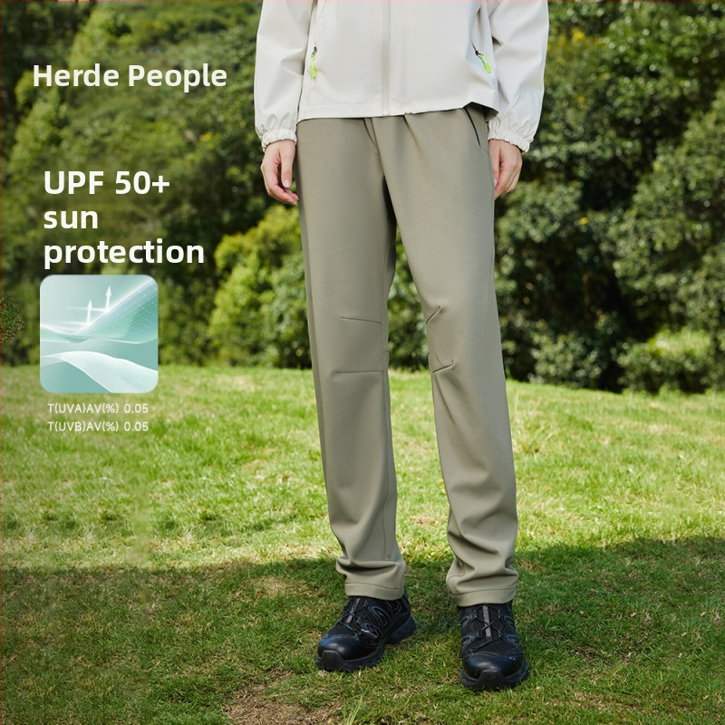 Pantaloni unisex ușori, din nylon/spandex 88%/12%, potriviți pentru vară, primăvară și toamnă, adulți