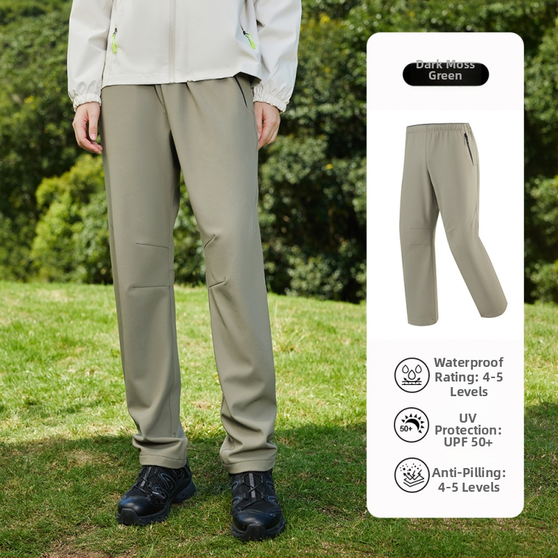 Pantaloni unisex ușori, din nylon/spandex 88%/12%, potriviți pentru vară, primăvară și toamnă, adulți