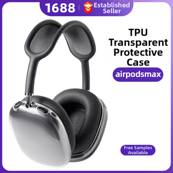 Ochranný kryt TPU pre AirPods Max (Materiál: TPU; Štýl: Mäkké puzdro; Spracovanie: Ručne vyrábané; Model: AirPods Max; Kompatibilné: Apple)