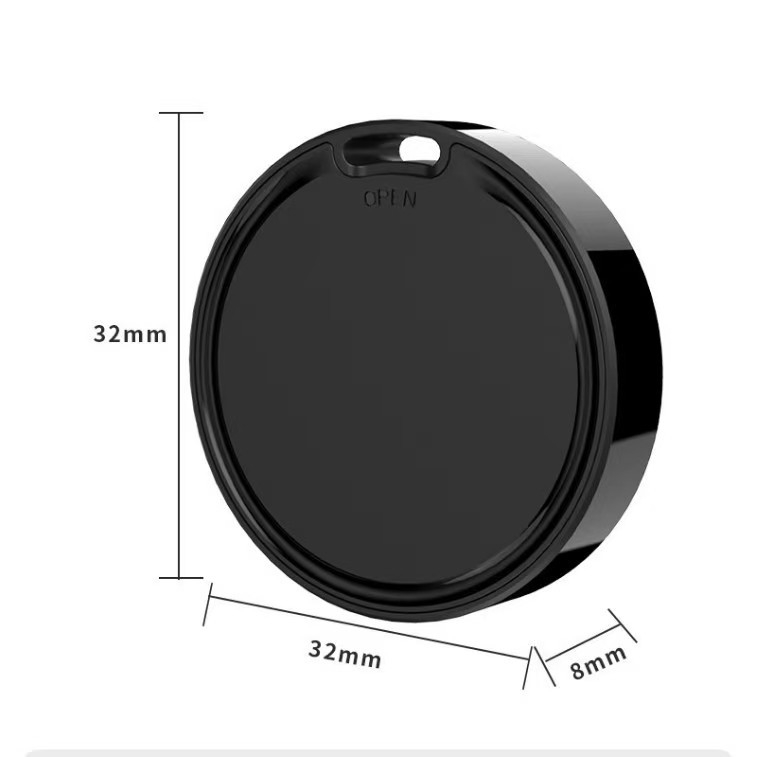 Dvocjevni sustav Bluetooth lokator za ruksake i prtljagu – kompatibilan s iOS i Android, vodootporan, domet 50 m, težina 8 g