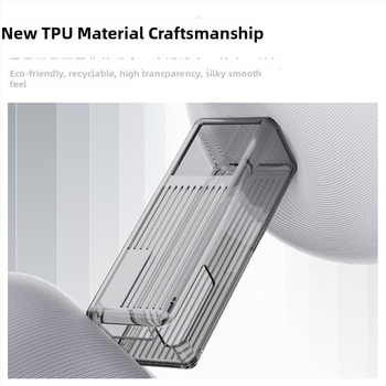 TPU ochranný obal pre Xiaomi 165W powerbank s integrovaným káblom, priehľadný dizajn, kapacita 10000mAh, proti pádom, hmotnosť 100g