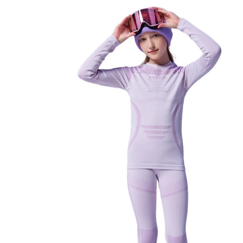 Set pentru copii de schi cu uscare rapidă: material nailon, păstrează căldura, unisex, iarnă-toamnă, pentru alergare în aer liber și alpinism