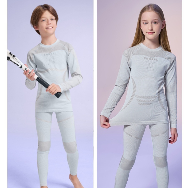 Set pentru copii de schi cu uscare rapidă: material nailon, păstrează căldura, unisex, iarnă-toamnă, pentru alergare în aer liber și alpinism