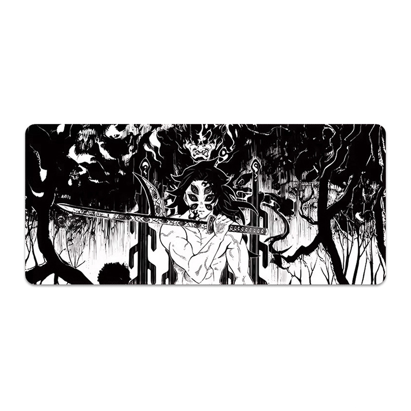 Настолна подложка за мишка, стил анимационна карикатура, естествен каучук, едностранна, печат с топлинен трансфер