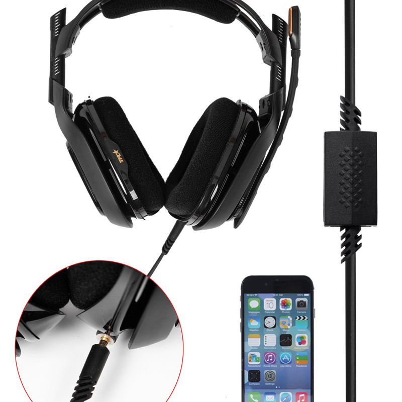 ZS0179 Cablu audio pentru Logitech ASTRO A10/A40 gaming headset — fir de cupru neoxidat, miez din cupru pur, ROHS, lansare în 2024