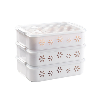 Cutie pentru ouă pentru frigider cu capac – Transparent, plastic alimentar, etanșare, păstrare proaspătă
