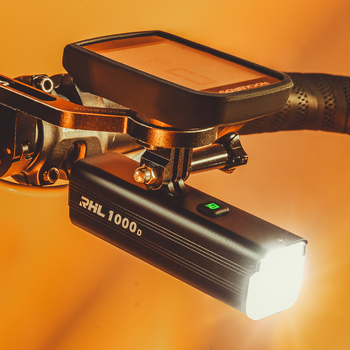 RockBROS prednje svjetlo za bicikl, kompatibilno s MTB-ima i cestnim biciklima – noćna vožnja, bez prilagodbe