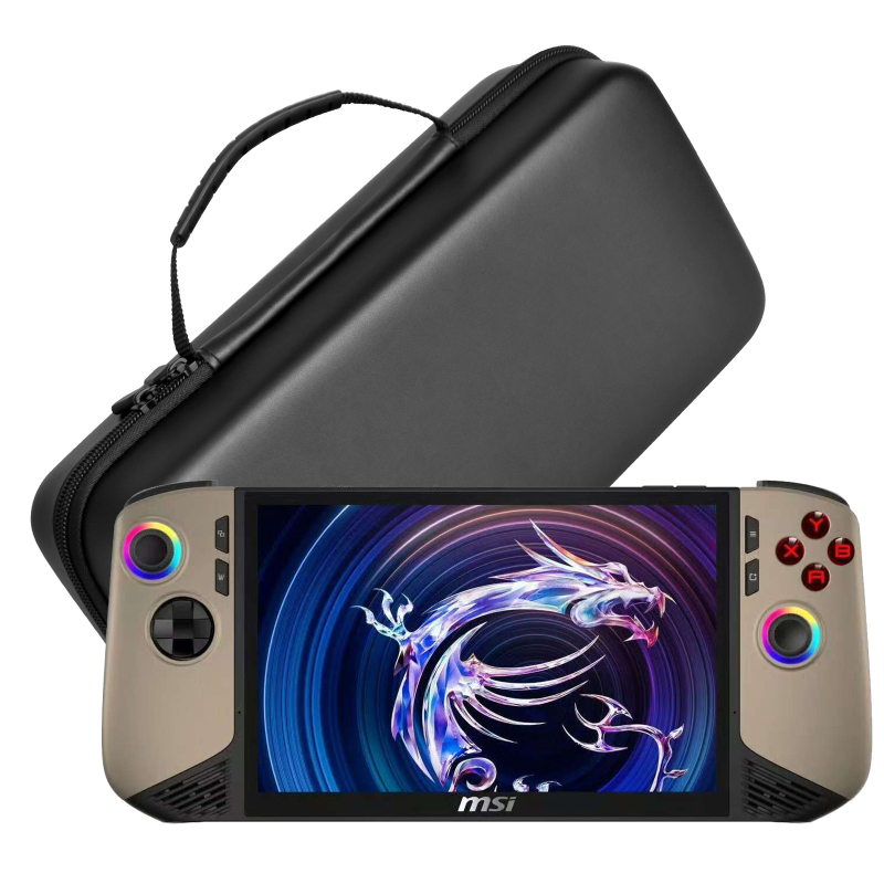 MSI Claw 8 husă de transport – piele EVA+PU, impermeabilă, rezistentă la căderi, mostre personalizabile