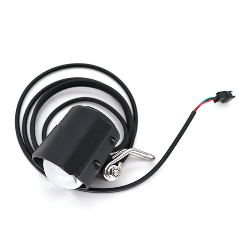 12W visoko svijetleća 2-u-1 prednja svjetla i klaxon za litijski električni bicikl — vodonepropusna vanjska montaža