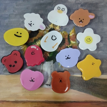 HY Suport de birou - Stil Cartoon, Material acrilic-epoxid, Suport pentru inel, Retractabil