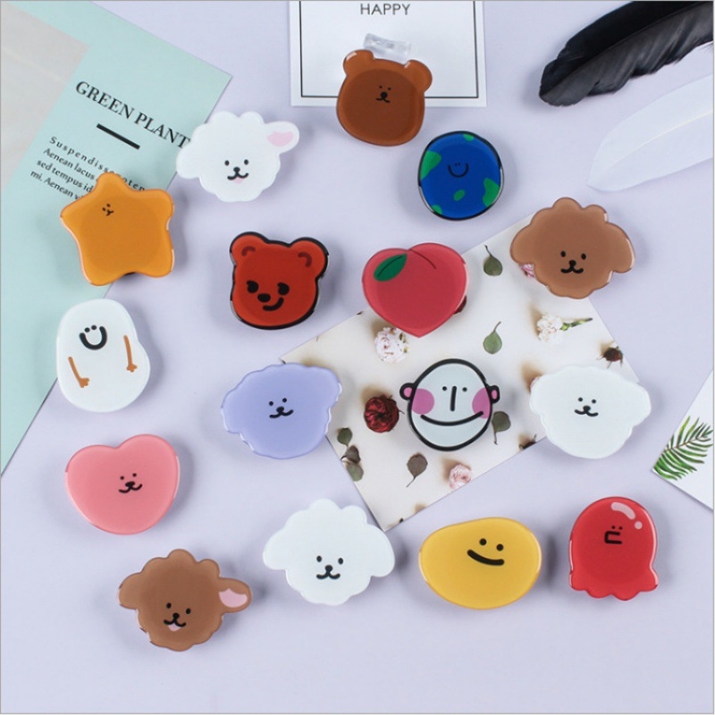 HY Suport de birou - Stil Cartoon, Material acrilic-epoxid, Suport pentru inel, Retractabil