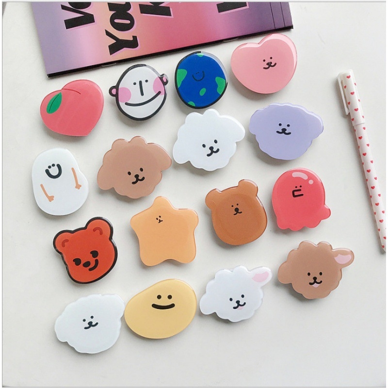 HY Suport de birou - Stil Cartoon, Material acrilic-epoxid, Suport pentru inel, Retractabil