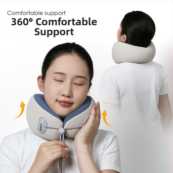 Perne de gât din spumă cu memorie, formă U, pentru călătorii, Sidyeah/styano, țesătură nylon/spandex, universal/adult, umplutură spumă cu memorie