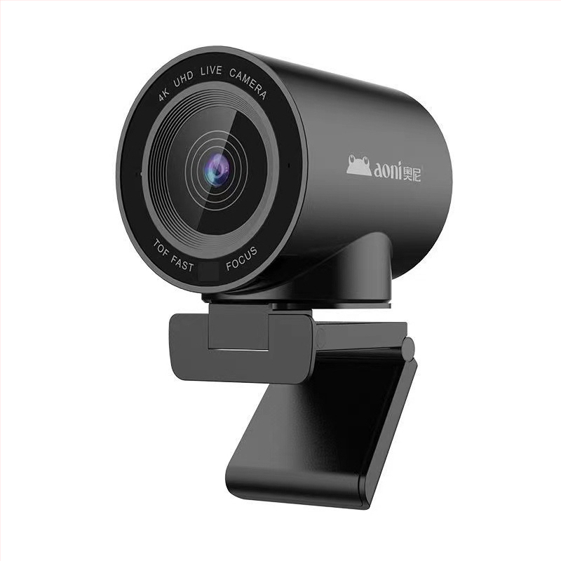 Aoni NX6S Webkamera USB 4K για streaming ζωντανής μετάδοσης με γρήγορο αυτόματο εστιασμό και ενσωματωμένο μικρόφωνο