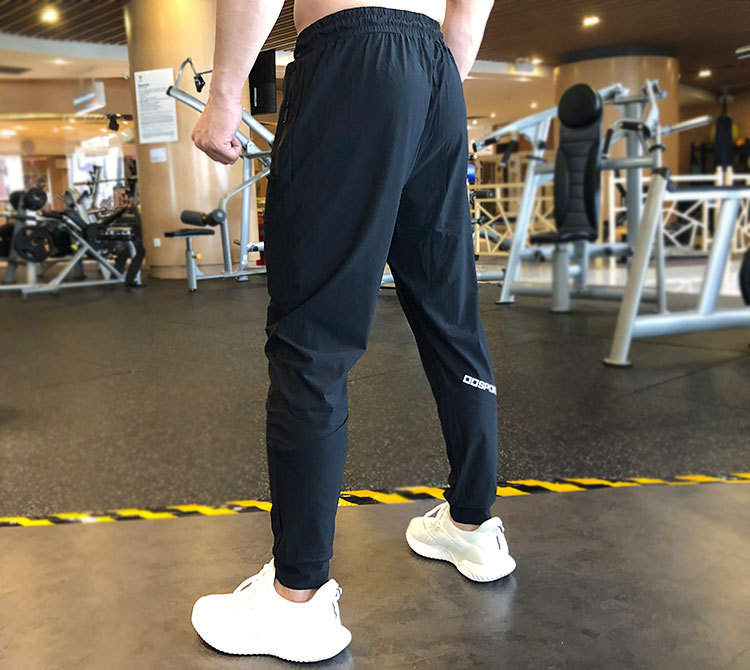 Muške sportske hlače (brzo se suše; odvode vlagu; mješavina kemijskih vlakana; za ljeto, proljeće i jesen; trčanje, fitness, biciklizam)