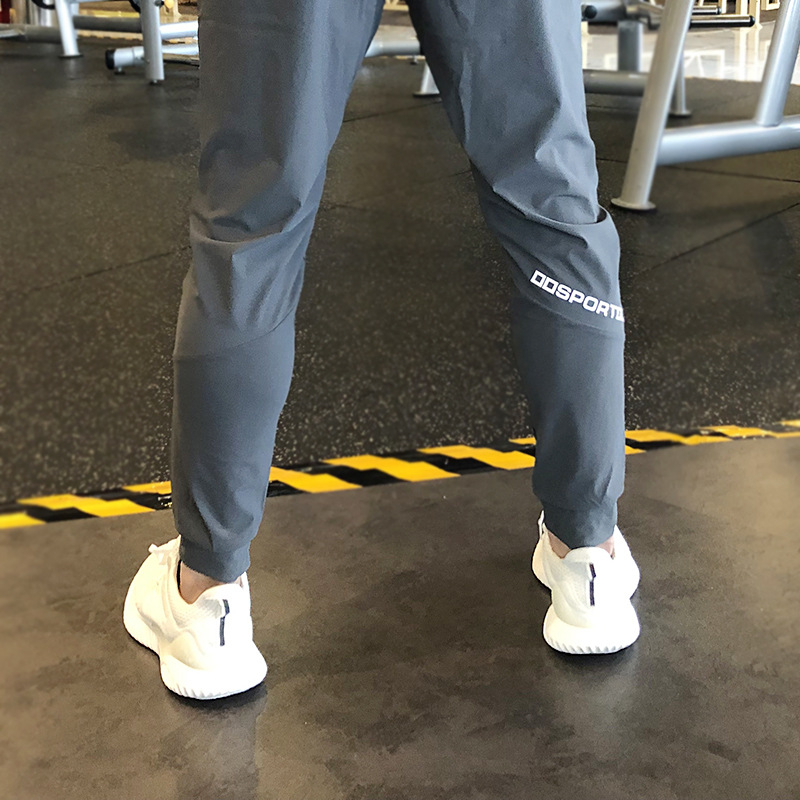 Muške sportske hlače (brzo se suše; odvode vlagu; mješavina kemijskih vlakana; za ljeto, proljeće i jesen; trčanje, fitness, biciklizam)