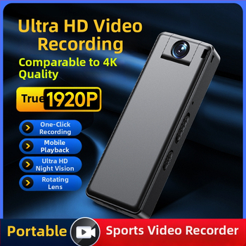 HD nositeľná kamera: nahrávanie 1080p, 3D zvuk, elektronická stabilizácia, USB 3.0, microSD úložisko