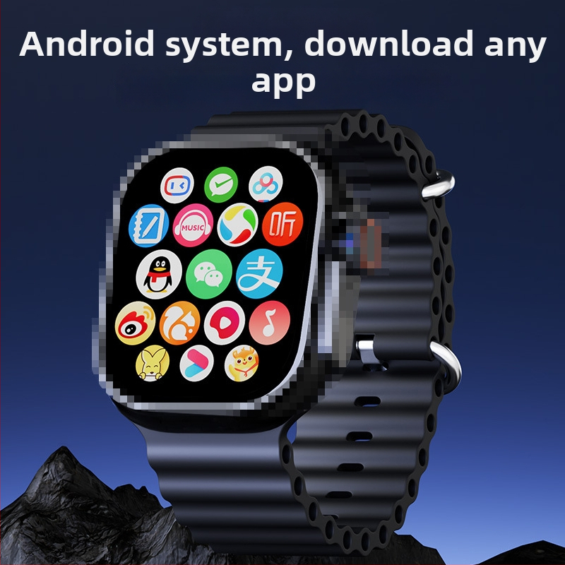 Смарт часовник с AMOLED екран, 1250mAh батерия, мониторинг на сърдечната честота, NFC функция и слот за SIM карта