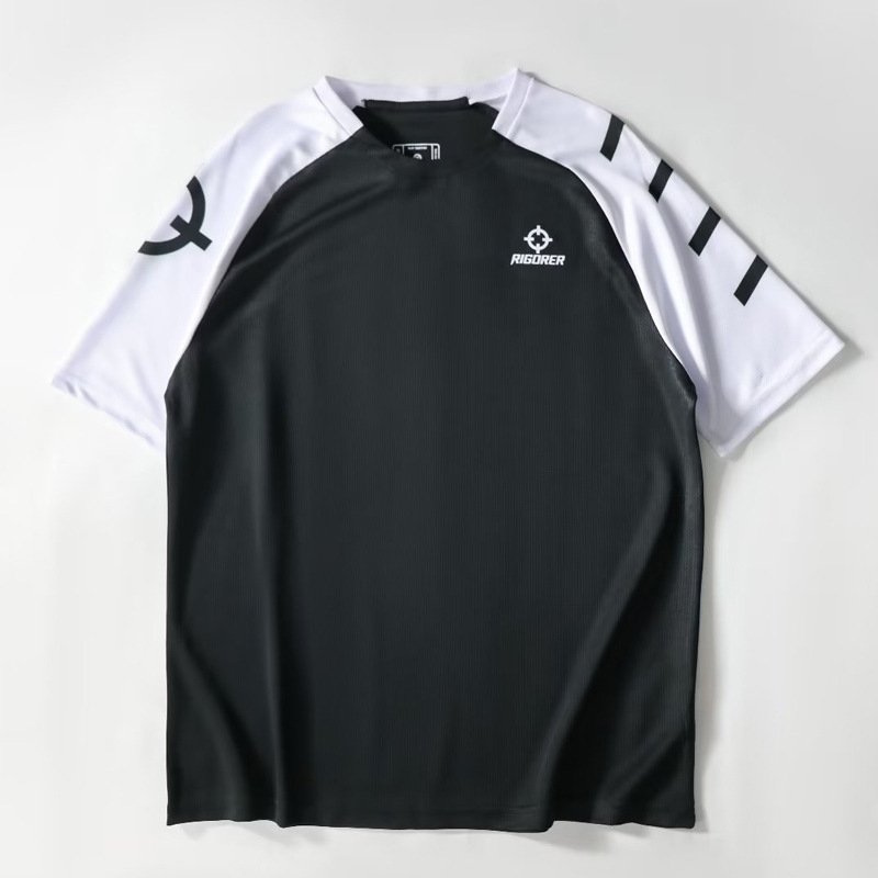 Férfi kosárlabda edzőmez hosszú és rövid ujjú, gyorsan száradó poliészter anyag, 100% poliészter