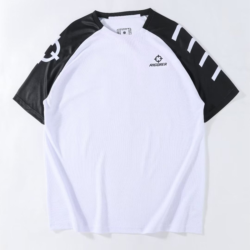 Férfi kosárlabda edzőmez hosszú és rövid ujjú, gyorsan száradó poliészter anyag, 100% poliészter