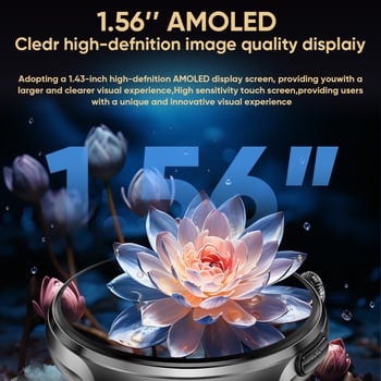 Smartwatch cu monitorizare ritm cardiac, tensiune arterială și oxigen din sânge, monitorizarea somnului și apeluri prin Bluetooth