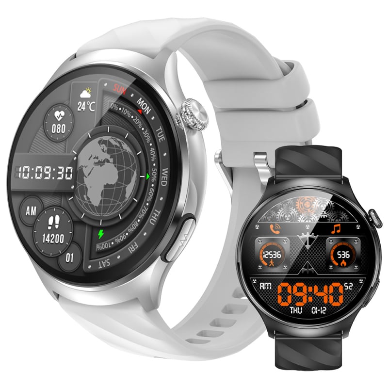 Smartwatch cu monitorizare ritm cardiac, tensiune arterială și oxigen din sânge, monitorizarea somnului și apeluri prin Bluetooth