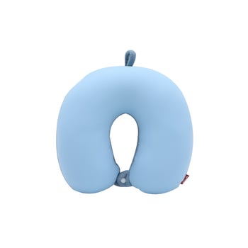 Recreation House Pernă de gât în formă de U, cu umplutură din particule de spumă, material Spandex + polar fleece, design modern minimalist