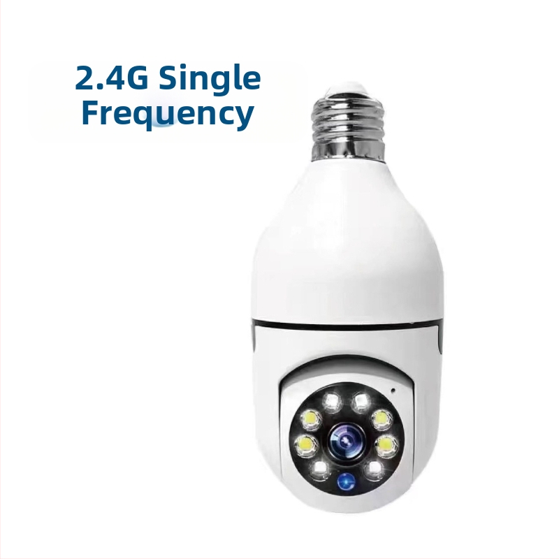 Camera bec E27, WiFi, 1080P, obiectiv 4 mm, viziune de noapte