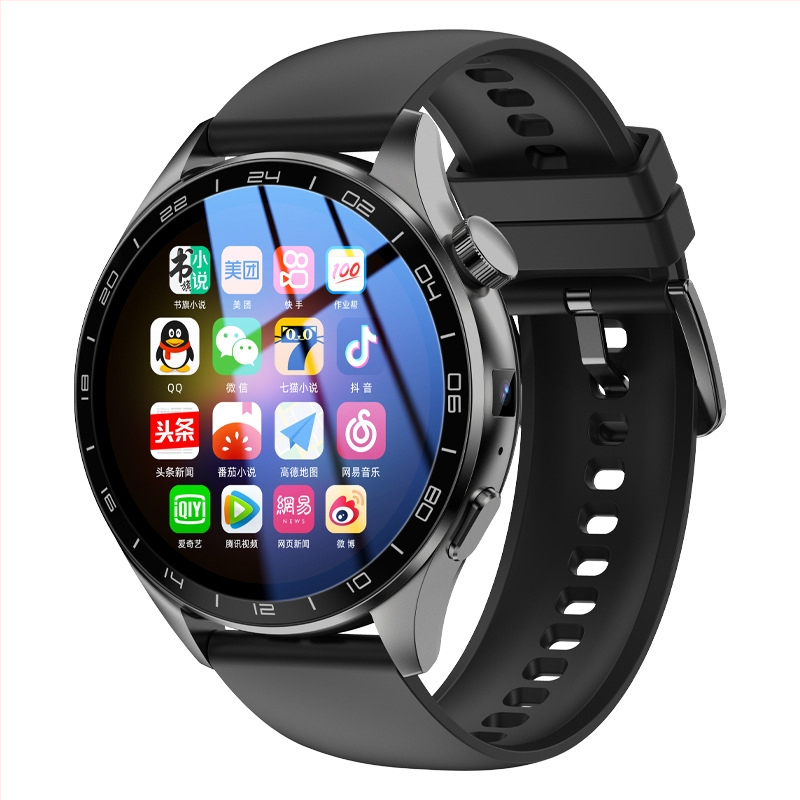 Inteligentné hodinky so slotom SIM, Android OS, GPS určovanie polohy, sledovanie zdravia, AMOLED displej
