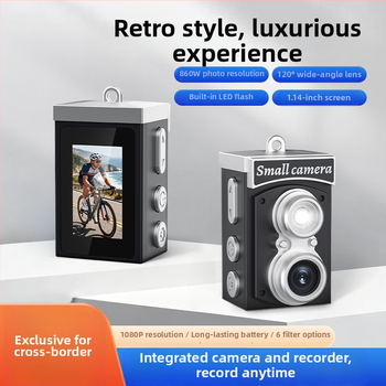 Мини камера-рекордер, модел AD, 5–12 MP, LCD 1,14-инчов, TF карта