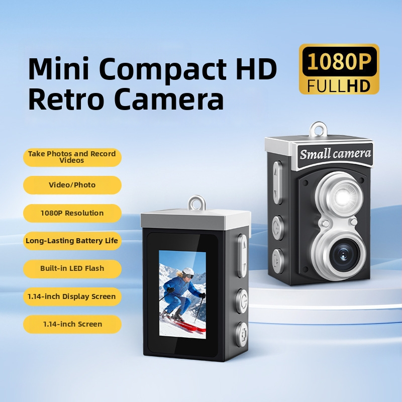 Мини камера-рекордер, модел AD, 5–12 MP, LCD 1,14-инчов, TF карта