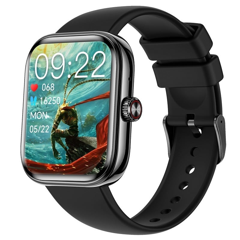 Смарт часовник G46 с Bluetooth разговори, мониторинг на сърдечния ритъм, кръвното налягане, кислород в кръвта и следене на съня