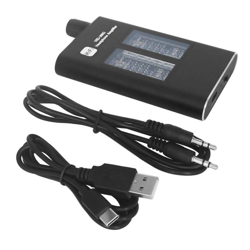 YouHong Nadograđeni pojačalo za slušalice — aluminijsko kućište, jak bas, 3,5 mm audio, USB napajanje