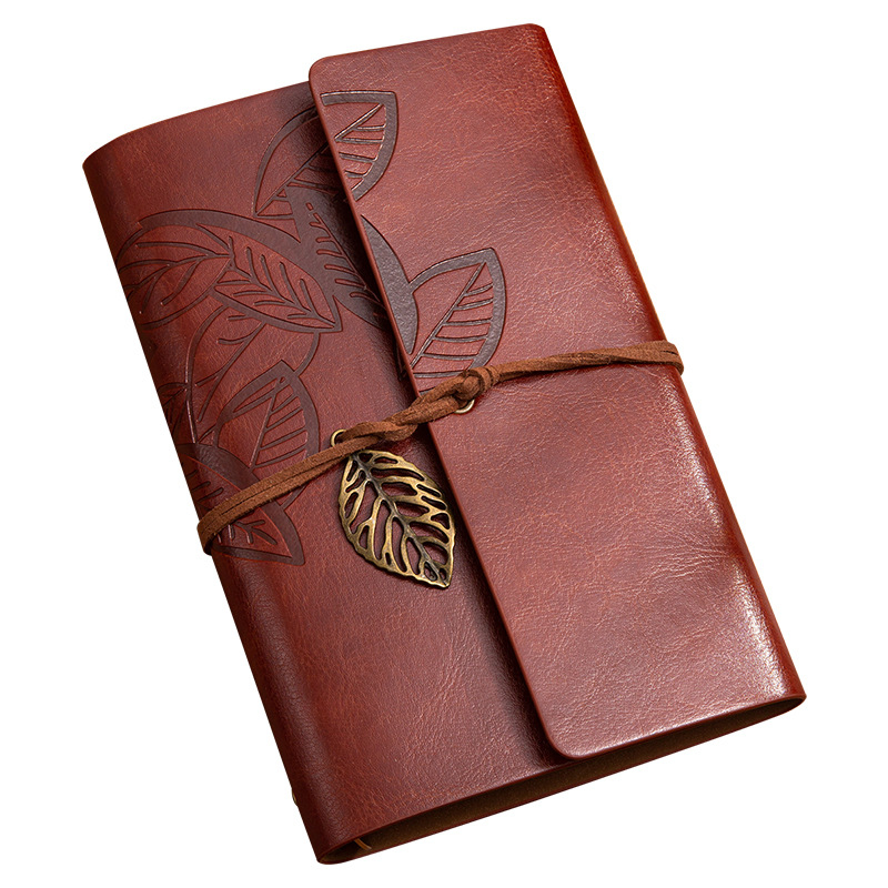 Jurnal cu 6 găuri, pagini din Kraft, 75 foi, 80 g/m², imprimare logo personalizat