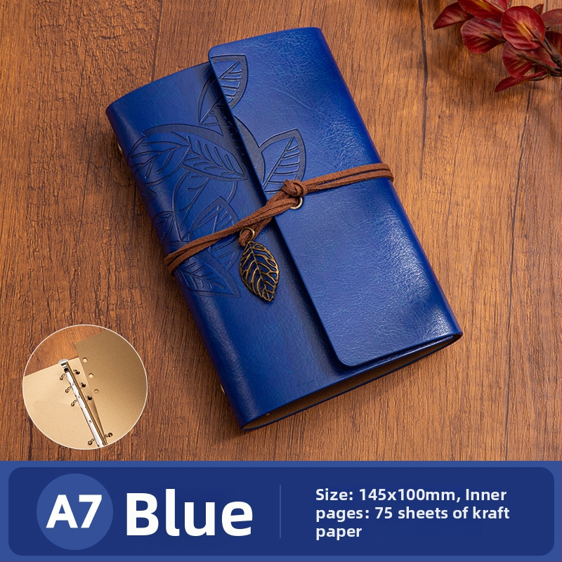 Jurnal cu 6 găuri, pagini din Kraft, 75 foi, 80 g/m², imprimare logo personalizat