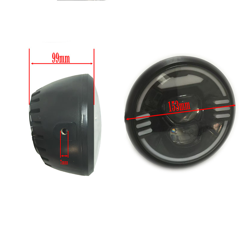 LED prednja svjetla za snijeg, ATV i električni bicikl - kompatibilna s 36V/48V/60V, vodootporna, vrlo svijetla