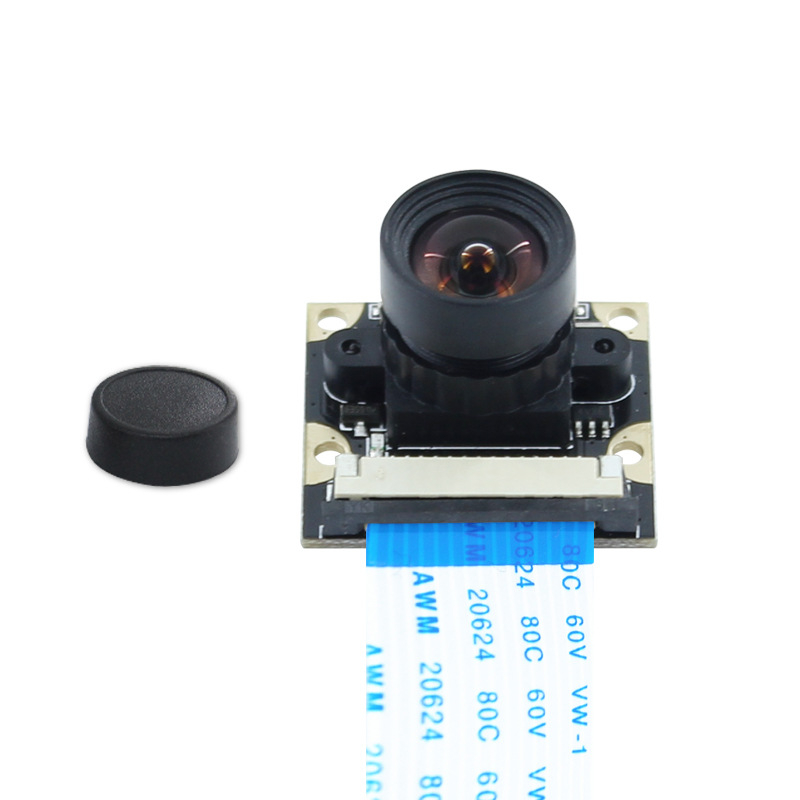 HD kamera za Raspberry Pi s OV5647 5MP senzorom, rezolucija 2592x1944 pri 30fps, 100° bez izobličenja, CSI sučelje, ručno fokusiranje