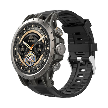 Смарт гривна с 1.43-инчов TFT дисплей, 180° въртяща се камера, слот за карта памет, мониторинг на сърдечен ритъм и кислород в кръвта, 7–14 дни живот на батерията