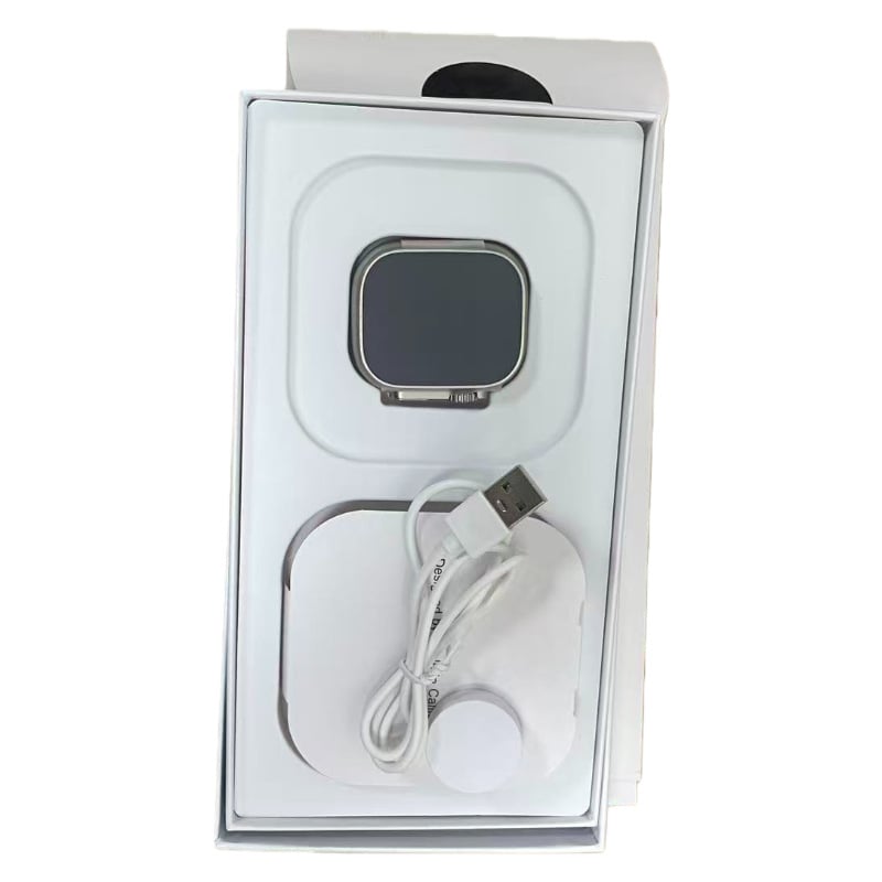 ULTRA Смарт часовник — AMOLED дисплей, корпус от титановата сплав, мониторинг на сърдечната честота, измерване на кислород в кръвта, Bluetooth разговори