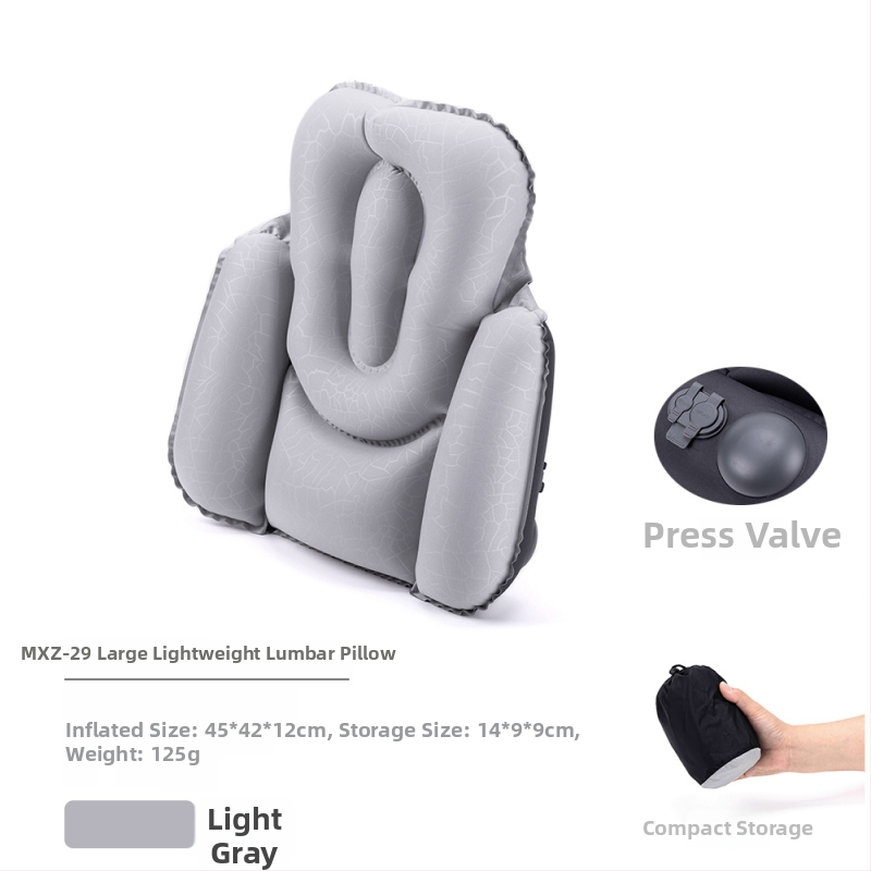 Naduvljiva lumbalna jastučnica - TPU elastična tkanina, stil polumjesec, model Mxz-29, težina 125 g, pogodno za osobe starije od 12 godina