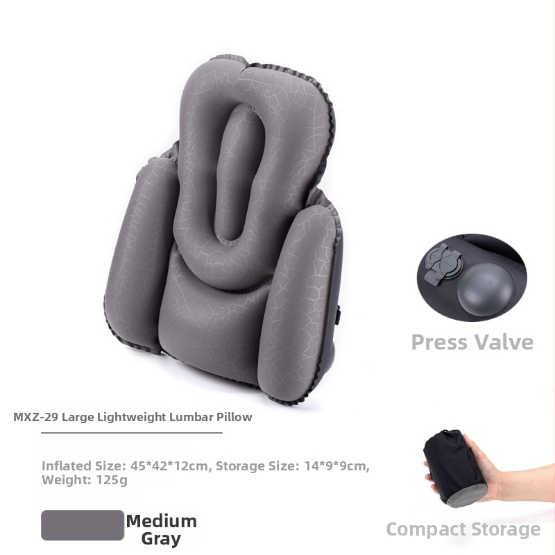 Naduvljiva lumbalna jastučnica - TPU elastična tkanina, stil polumjesec, model Mxz-29, težina 125 g, pogodno za osobe starije od 12 godina
