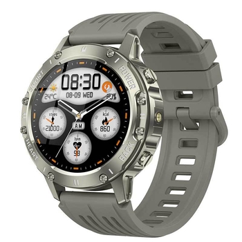 Ceas inteligent S81 pentru activități în aer liber, IP68 impermeabil, monitorizare ritm cardiac, tensiune arterială, oxigen în sânge, apeluri Bluetooth