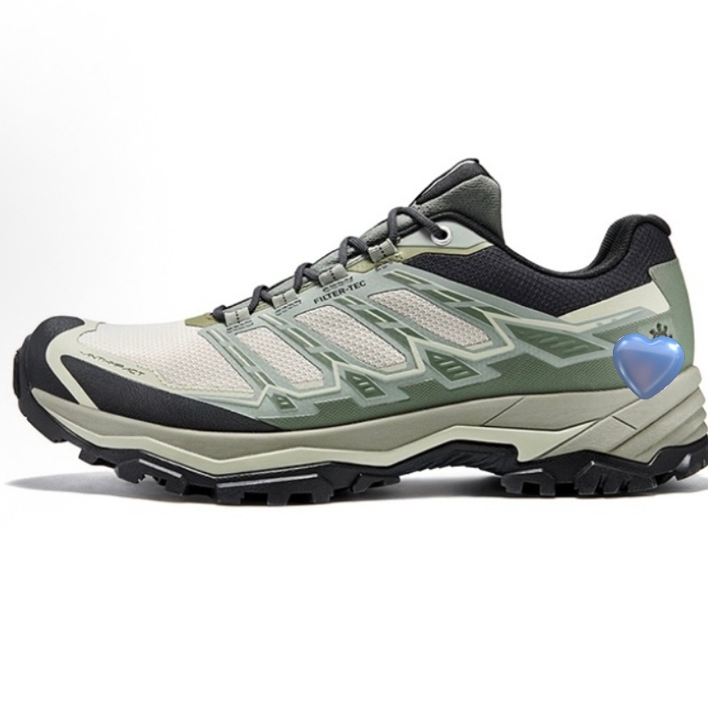 Unisex trail tenisice za outdoor — prozračne, lagane i s protukliznom potplatom; gornji dio od teleće kože + umjetna koža + tkanina, ulošak EVA