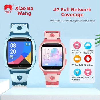 Little Overlord detské chytré hodinky s samostatným volaním, obojstranným videohovorom, vodotesné, GPS lokalizácia, plná 4G konektivita